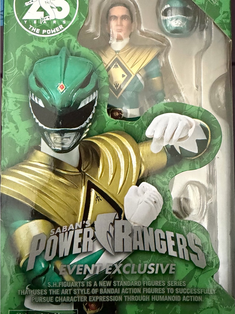 Saban Power Rangers Green Ranger Action Figure - Green & Gold